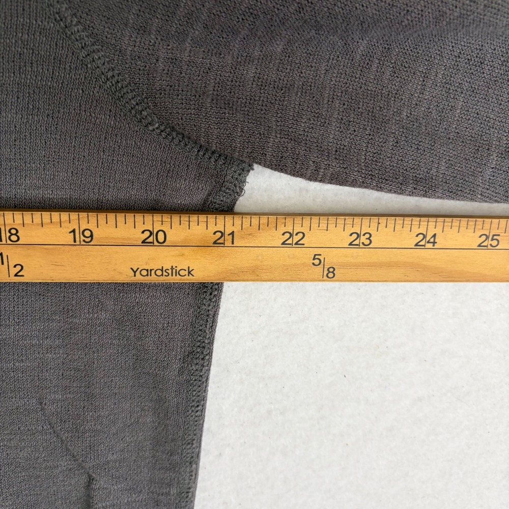 Buck Mason Slub Cotton Crewneck Sweatshirt Charcoal Gray Mens Medium Pullover - Picture 7 of 8